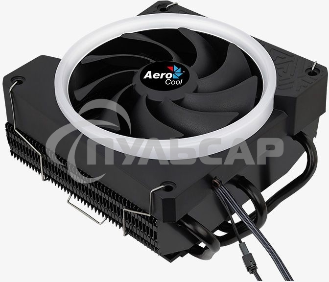 Кулер для процессора AeroCool / Formula Cylon 3H черный, 120 мм, алюминий, 1800 об/мин, 24.3 дБ, 4 pin, 125 Вт, 98 мм