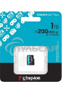 Флеш карта microSDXC 1Tb Kingston SDCG4/1TbSP Canvas Go! Plus w/o adapter