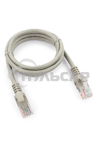 Патч-корд UTP Cablexpert кат.5e, 1м, литой, многожильный (серый)