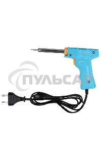 Набор для пайки (паяльник импульсный 30/70 Вт, оловоотсос, подставка, припой) 12-0164 Rexant