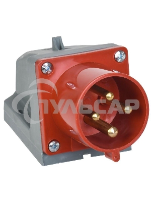 Вилка эл. наруж. уст. 32А 3P+PE 380В IP44 ССИ-524 ИЭК PSR52-032-4