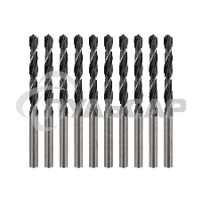 Сверло по металлу 3,0х61х33 мм HSS (10 шт. в упаковке) DIN 338 Kranz