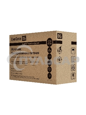 Источник бесперебойного питания ExeGate SpecialPro UNB-1200.LED.AVR.C13.RJ 1200VA/750W, LED, AVR, 6*IEC-C13, RJ45/11, черный