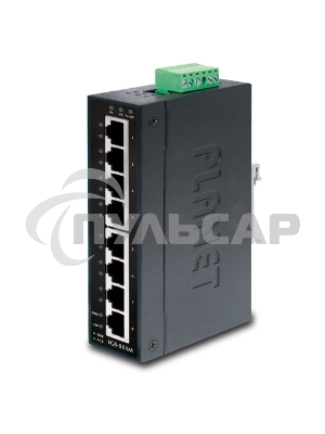 Коммутатор PLANET IP30 Slim type 8-Port Industrial Manageable Gigabit Ethernet Switch (-40 to 75 degree C)