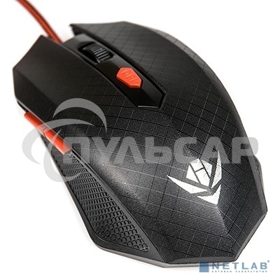 Мышь проводная Dialog Nakatomi MOG-08U черный, 2400 dpi, USB, кнопки - 6