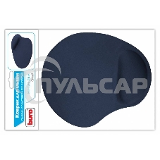 Коврик BU-GEL/blue Коврик для мыши гелевый, голубой, 230х205х25, BURO