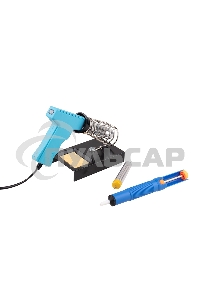 Набор для пайки (паяльник импульсный 30/70 Вт, оловоотсос, подставка, припой) 12-0164 Rexant