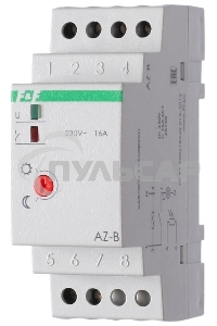 Фотореле AZ-B (выносной герметичный фотодатчик IP65 монтаж на DIN-рейке 2 модуля 230В 16А 1НО IP20)(аналог ФР-7Е) F&F EA01.001.009