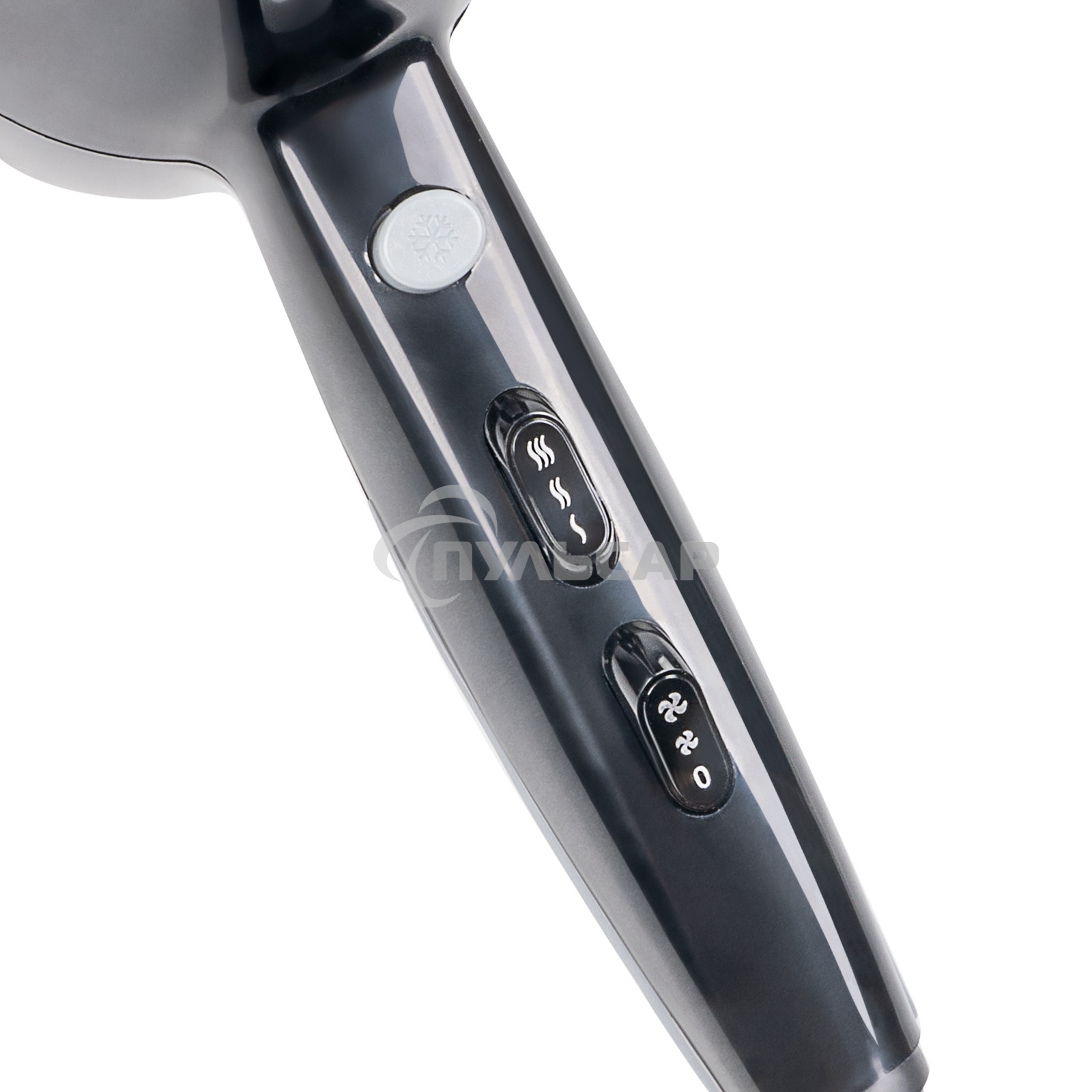 Фен для волос Galaxy Line GL 4334, черный, 2100 Вт, 2 скорости потока воздуха, 3 температурных режима, функция 