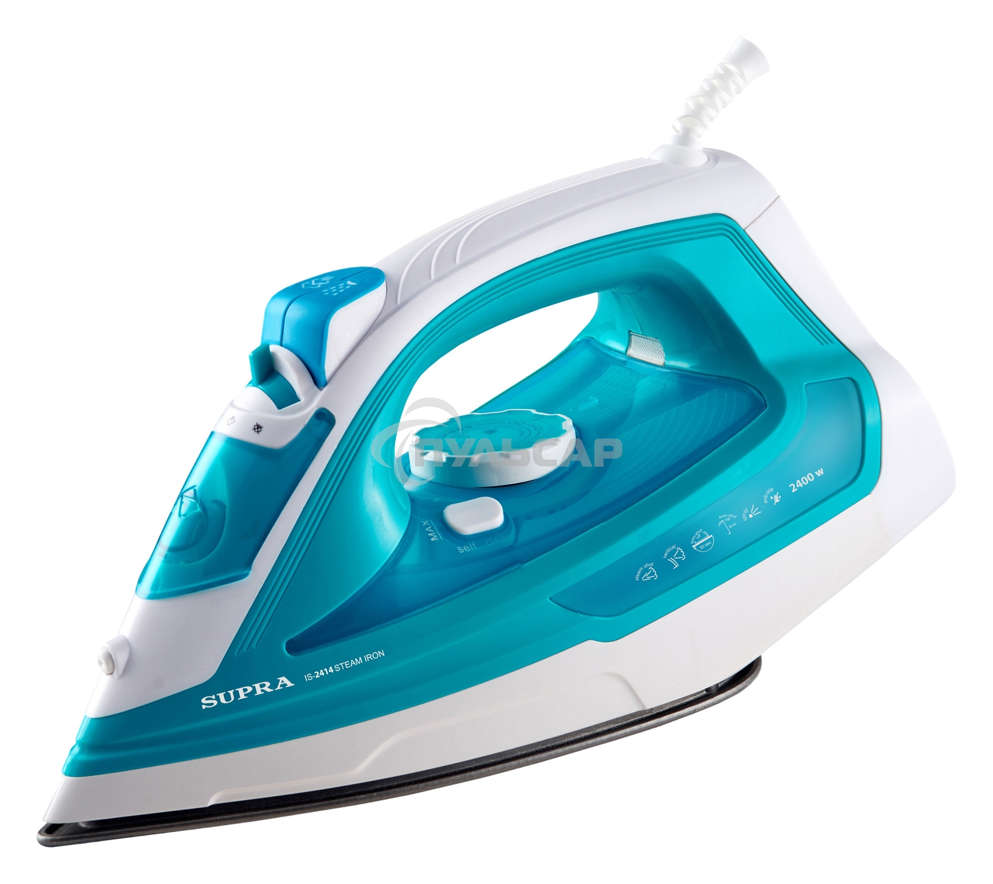Утюг SUPRA IS-2414 2400Вт голубой/белый