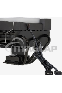 Кулер для процессора AeroCool / Formula Cylon 3H черный, 120 мм, алюминий, 1800 об/мин, 24.3 дБ, 4 pin, 125 Вт, 98 мм