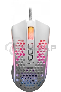 Мышь проводная Redragon Storm белый, 12400 dpi, USB, кнопки - 8