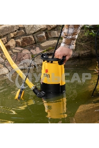 Дренажный насос для чистой и грязной воды DP-450S, 450 Вт, напор 6 м, 12000 л/ч Denzel