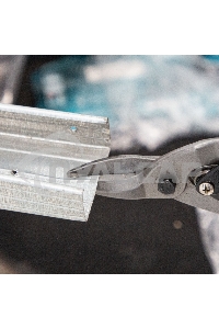 Ножницы по металлу Matrix 250мм пряморежущие обрезиненныерукоятки