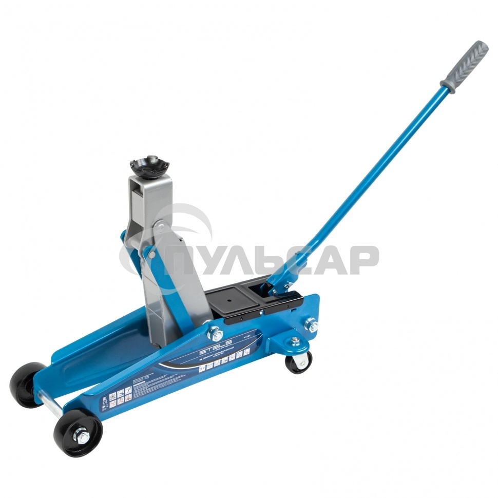 Домкрат гидравлический подкатной, высокий подъем, 3т SUV, 190-535 мм, в кейсе Stels