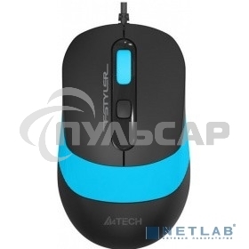 Комплект клавиатура + мышь A4Tech Fstyler F1010 клав:черный/синий мышь:черный/синий USB Multimedia