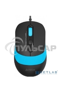 Комплект клавиатура + мышь A4Tech Fstyler F1010 клав:черный/синий мышь:черный/синий USB Multimedia