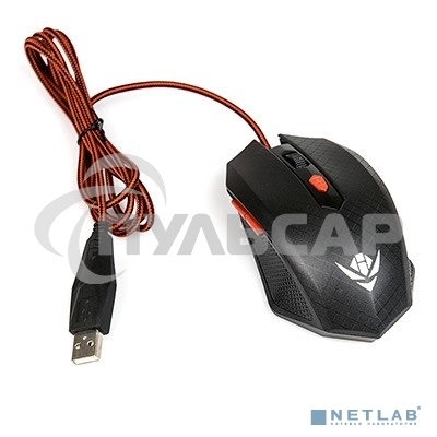 Мышь проводная Dialog Nakatomi MOG-08U черный, 2400 dpi, USB, кнопки - 6