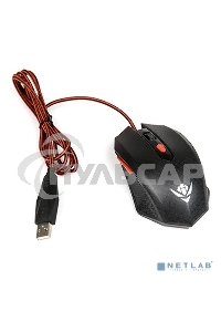 Мышь проводная Dialog Nakatomi MOG-08U черный, 2400 dpi, USB, кнопки - 6