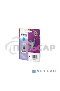 Картридж струйный Epson C13T08024011 голубой для Epson St PhP50/PX660/PX720WD (330стр.)