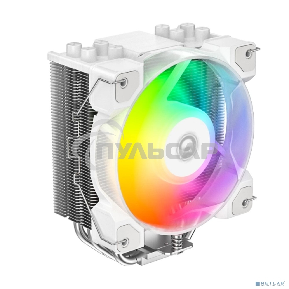 Кулер ID-Cooling SE-214-XT DF ARGB белый 120мм алюминий/медь 2000rpm 31.5db 4-pin 180W 150мм