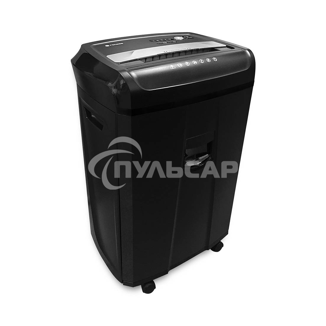 Шредер ГЕЛЕОС УО36-4 (DIN P-4) фрагмент 3,9x30мм, 33 листа (70гр./м²), 36 литров, Уничт.скобы,скрепки,пл.карты,CD.