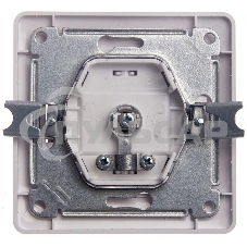 Механизм розетки TV 1-м СП Glossa проходной 4DB белый  SchE GSL000192