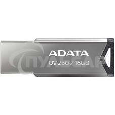 Флешка USB ADATA UV250 (AUV250-16G-RBK), 16 Gb, USB 2.0, R/W 25/10, черный
