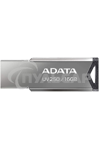 Флешка USB ADATA UV250 (AUV250-16G-RBK), 16 Gb, USB 2.0, R/W 25/10, черный