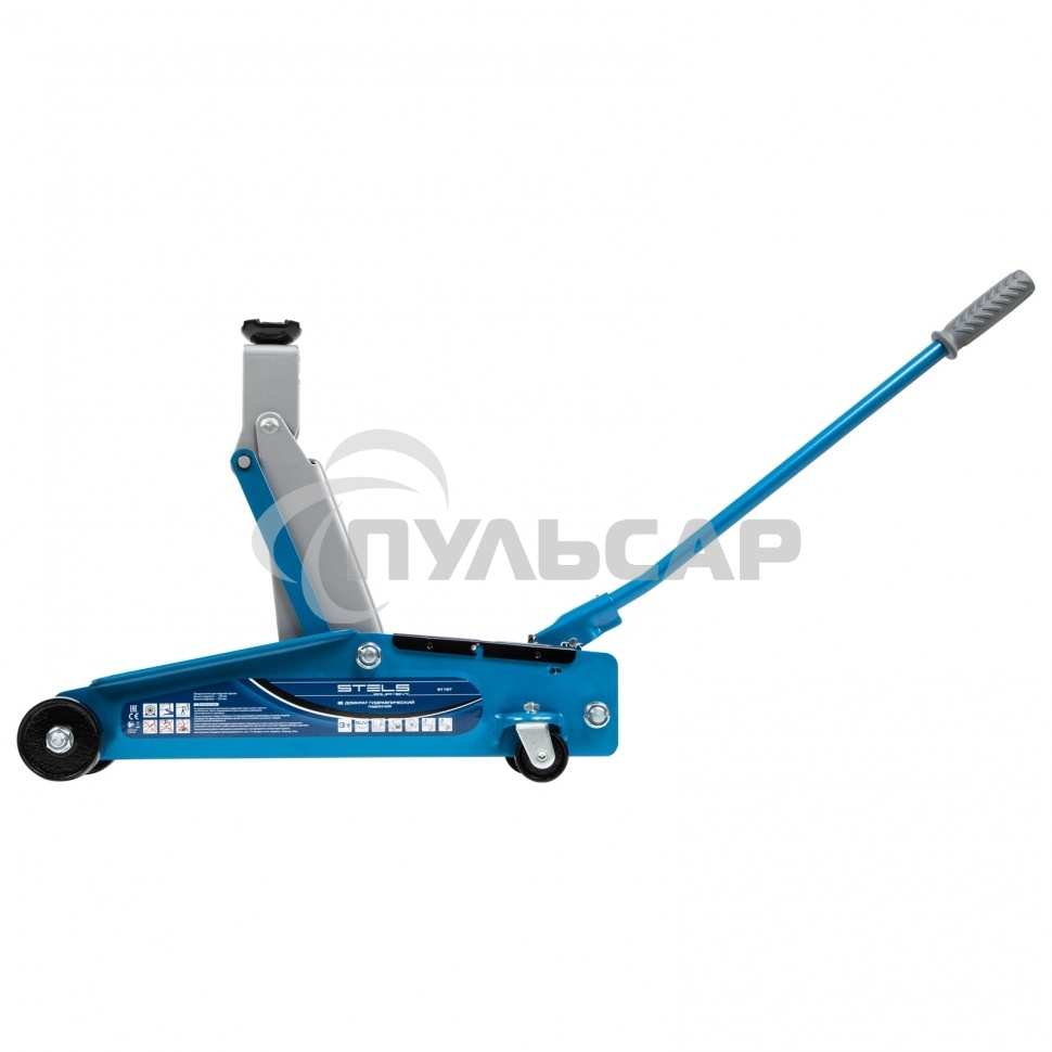 Домкрат гидравлический подкатной, высокий подъем, 3т SUV, 190-535 мм, в кейсе Stels