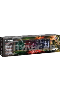 Клавиатура проводная Defender Arx GK-196L RU, USB, черный