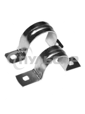 Скоба с внутр. d16мм двухлап. метал. оцинк. Рувинил С21416