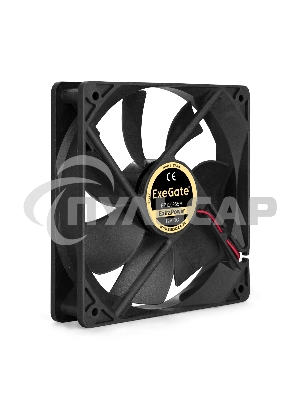 Вентилятор для корпуса ExeGate ExtraPower EP12025SM черный, 120 мм, 1800 об/мин, 28 дБ, 2 pin