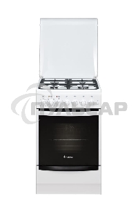Плита комбинированная Gefest ПГЭ 5102-03 0023 белый, конфорок 4 газовых, духовка 55 л, 50 см x 85 см x 58.5 см