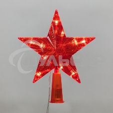 Светодиодная фигура на елку Neon-night Звезда красная 15см, 10 LED, постоянное свечение, 230В