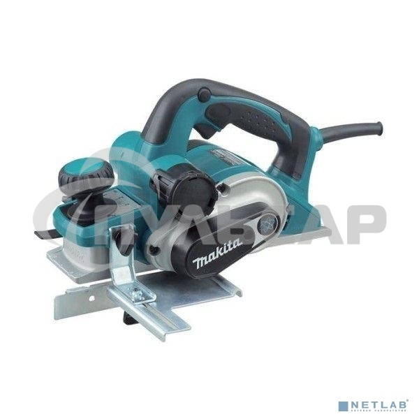 Рубанок Makita KP0810 Рубанок,850Вт,16000об\м,ширина-82мм,глуб-4мм,3.2кг,кор,парал упор