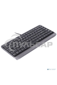 Клавиатура проводная A4Tech Fstyler FKS11, USB, черный/серый
