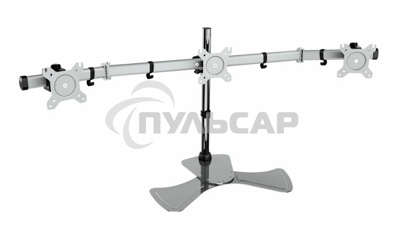 Кронштейн для мониторов Cactus CS-VM-MP330S-AL серебристый 15