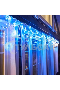 Гирлянда Neon-night Айсикл (бахрома) светодиодный, 4,8 х 0,6 м, белый провод, 230 В, диоды синие, 152 LED