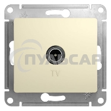 Механизм розетки TV 1-м СП Glossa 1DB беж. SchE GSL000291