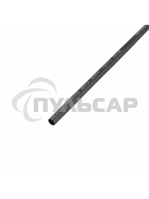 Термоусаживаемая трубка клеевая Rexant 4,0/1,0 мм, (4:1) черная, упаковка 10 шт. по 1 м