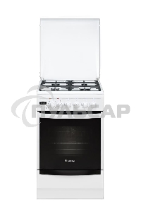 Плита комбинированная Gefest ПГЭ 5102-03 белый, конфорок 4 газовых, духовка 55 л, 50 см x 85 см x 58.5 см