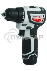 Дрель-шуруповерт ИНТЕРСКОЛ ДА-10/12В 687.1.2.70, 12 В, 1,5 А·ч, аккумуляторная