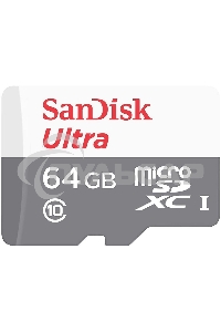 Флеш карта microSD 64GB SanDisk microSDXC Class 10 Ultra UHS-I A1 140MB/s