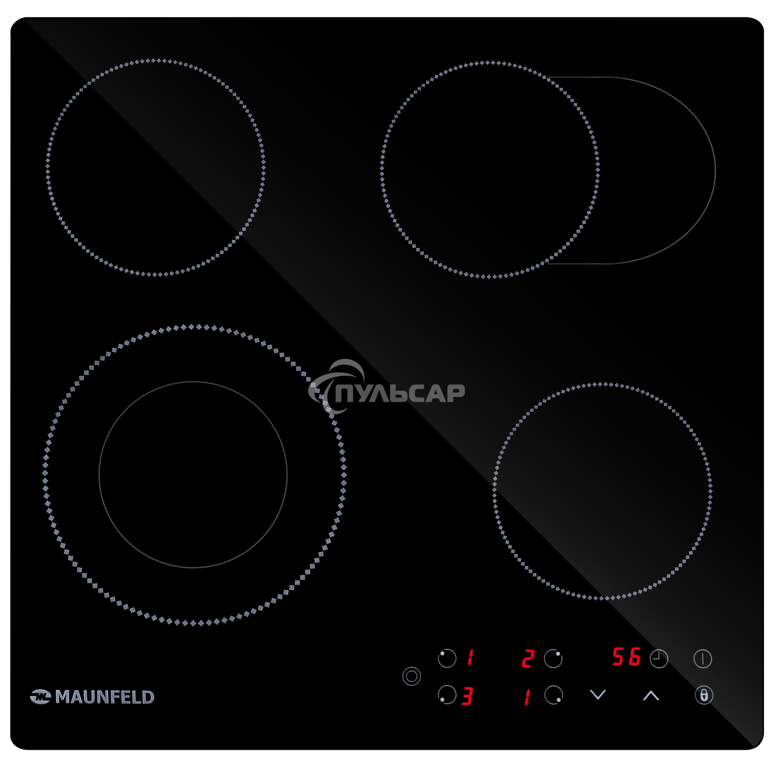 Электрическая варочная панель Maunfeld EVCE594SMDPBK