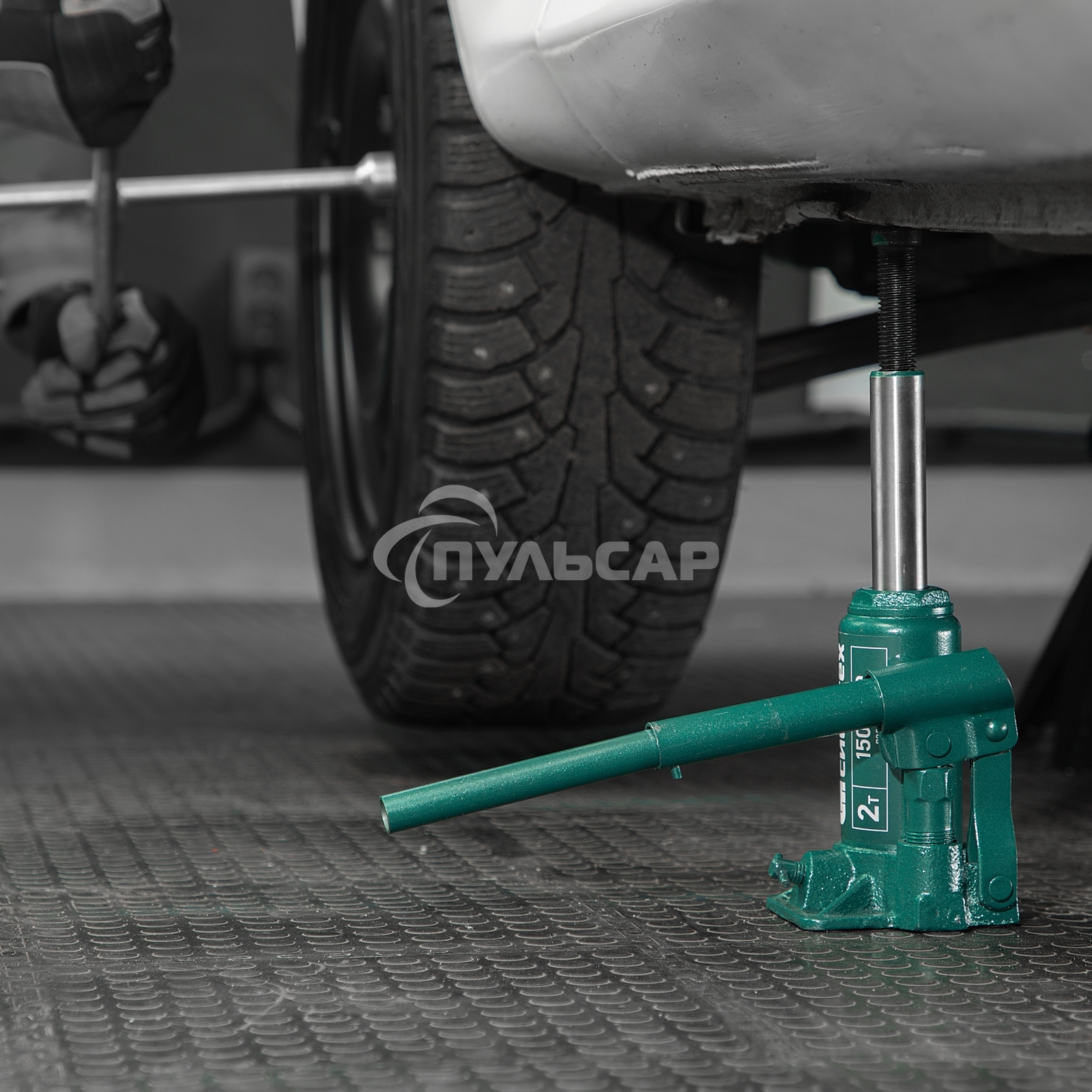 Домкрат гидравлический Сибртех бутылочный, 2т, 150-280мм