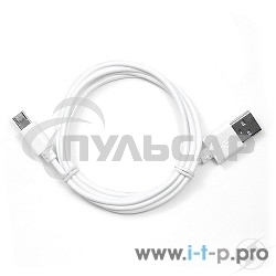 Кабель USB2.0 Pro Cablexpert CC-mUSB2-AMBM-1MW, AM/microBM 5P, 1м, экран, белый, пакет