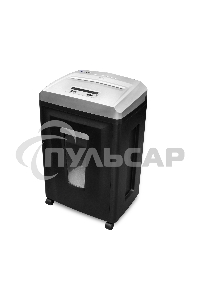 Шредер ГЕЛЕОС УП21-7, DIN P-7 (7 ур-нь секр.), фрагмент 0,8х2мм, 6-7 лист (70г/м2), CD/пл.карты, 23 литра