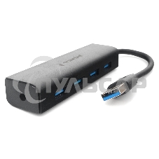 Концентратор USB 3.0 Gembird UHB-C354, 4 порта, с доп питанием