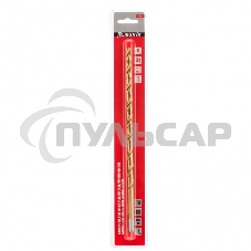 Сверло спиральное по металлу Matrix 10 x 300мм, HSS, нитридтитановое покрытие